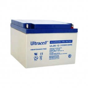 Batterie plomb étanche - Ultracell UL26-12 - 12v 26ah