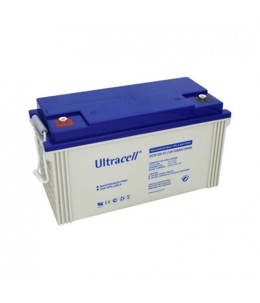 Batterie Gel - Ultracell UCG120-12 - 12v 120ah Batterie Gel - Ultracell UCG120-12 - 12v 120ah