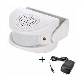 Sonnette de Porte Entrée Sans Fil IR PIR Détecteur de Mouvement