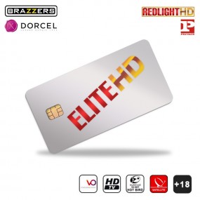 Carte Elite HD 4 chaînes TV Adulte Abonnement International 6 mois