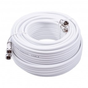 Câble Coaxial pour antenne satellite TV de 100 m métré TWIN
