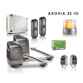 Kit Motorisation à bras Automatisme de Portail battant AXOVIA 3S IO Pack Confort Kit Motorisation à bras Automatisme de Portail battant AXOVIA 3S IO Pack Confort