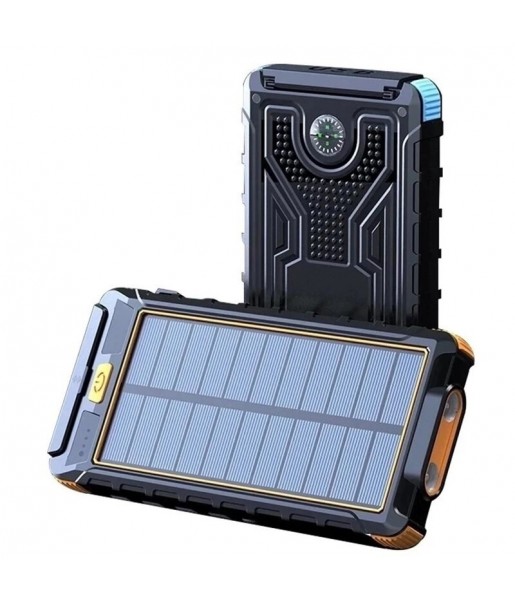 Chargeur solaire étanche 80000 mAh, batterie externe avec Port USB Chargeur solaire étanche 80000 mAh, batterie externe avec Port USB
