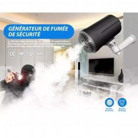 Générateur de fumée Machine à brouillard de sécurité Fumigène Noir