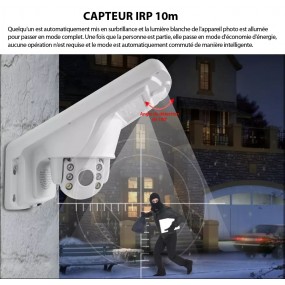 Caméra WiFi 4G réverbère PTZ IP sans fil 5MP 1920P 2560P