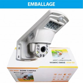 Caméra WiFi 4G réverbère PTZ IP sans fil 5MP 1920P 2560P