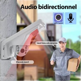 Caméra WiFi 4G réverbère PTZ IP sans fil 5MP 1920P 2560P