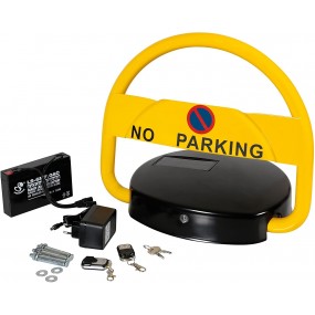 Barrière de parking solaire automatique à télécommande - Avec 2 Télécommandes