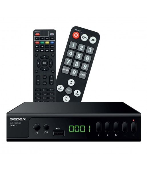 Récepteur TNT HD DVB-T2 - SEDEA SNT-2002-HD Récepteur TNT HD DVB-T2 - SEDEA SNT-2002-HD