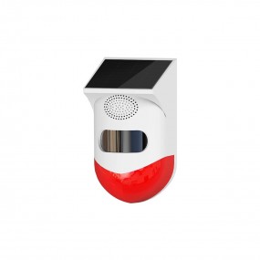 Alarme extérieure d'énergie solaire WIFI / détecteur capteur