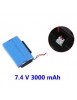 Batterie SATLINK HD-LINE 7.4V - 3000 mAh