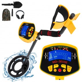 Détecteur De Métaux Détecteur D'or + Ecran LCD + Casque + Pelle Imperméable HD