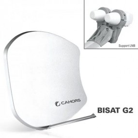 Antenne Multisatellite Cahors SMC Bisat + 2 LNB