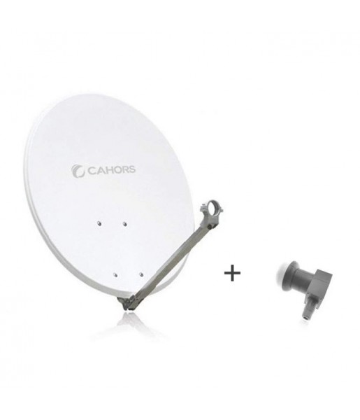 Antenne Parabole Satellite ACIER Cahors ANT 65HD + LNB Single Antenne Parabole Satellite ACIER Cahors ANT 65HD + LNB Single
