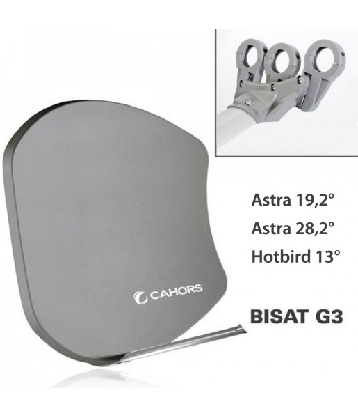 Antenne Parabole Multisatellite - Cahors SMC Bisat Antenne Parabole Multisatellite - Cahors SMC Bisat