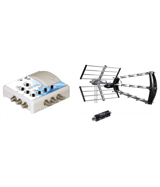 Kit Antenne d'extérieure / intérieure, 4G / 5G Trinappe Metronic Kit Antenne d'extérieure / intérieure, 4G / 5G Trinappe Metronic
