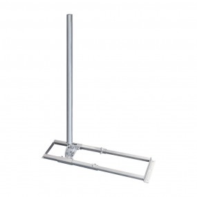 Kit Antenne Parabole 100 cm Acier + Support de Chevron Fixation Toit 1m