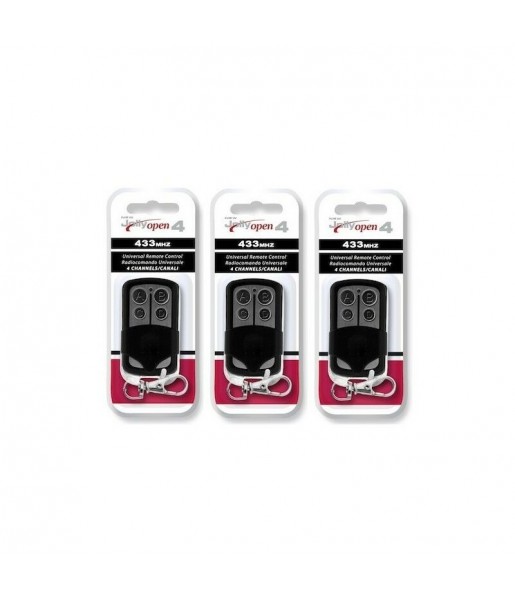 Pack de 3 Télécommandes Radio de Portail Pack de 3 Télécommandes Radio de Portail