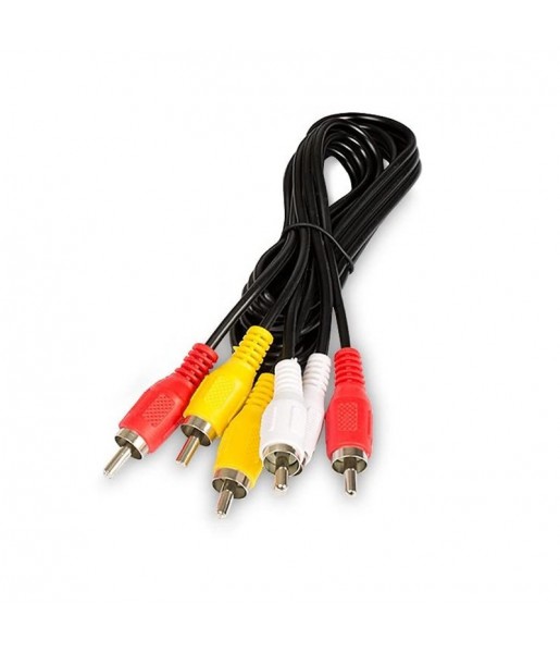 Câble Audio Vidéo RCA, 3 x RCA mâle à 3 x RCA mâle Câble Audio Vidéo RCA, 3 x RCA mâle à 3 x RCA mâle