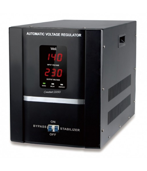 Régulateur Secteur 5KW WELL SERVO Moteur R5000W 5000VA