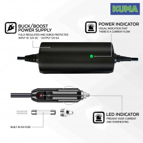 Allume Cigare Alimentation régulée 12 / 24 V Convertisseur DC / DC
