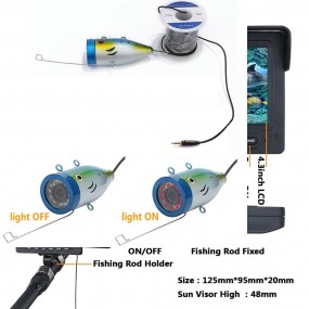 Kit Détecteur de poisson Caméra Vidéo Pêche