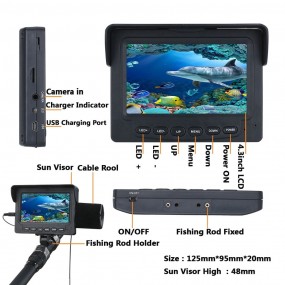 Kit Détecteur de poisson Caméra Vidéo Pêche