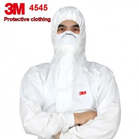 Vêtements de protection à capuche Combinaison 3M 4545, Taille XL