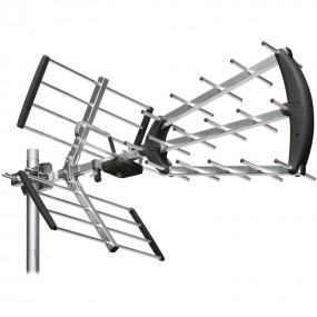 Antenne d'Extérieur Trinappe UHF 20 dB à fiche F