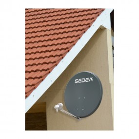 Kit Parabole Acier 85 cm Anthracite