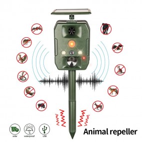 Répulsif à Ultrasons Solaire Anti-nuisible