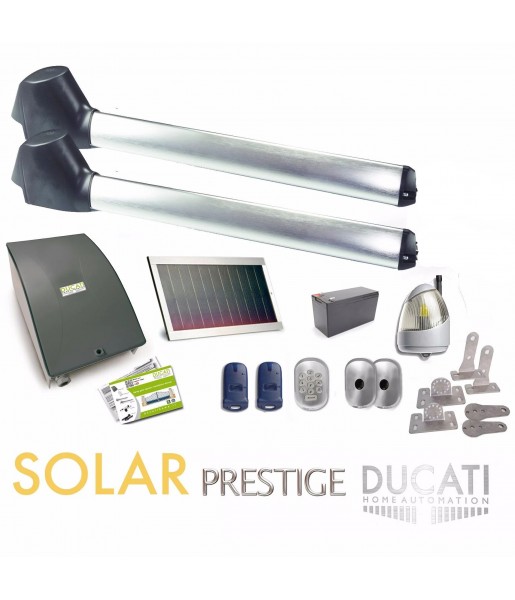 Kit Motorisation Portail Solaire Ducati Home Automation EVO 748 SOLAR Kit Motorisation Portail Solaire Ducati Home Automation EVO 748 SOLAR