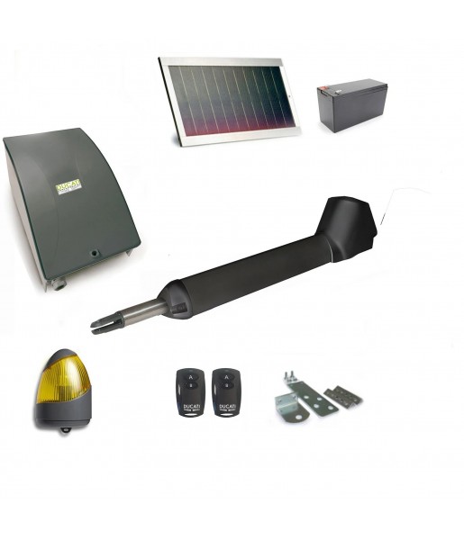 Kit Motorisation Portail Solaire Automatisme Ducati Home Automation SW3000 T SOLAR MONO Kit Motorisation Portail Solaire Automatisme Ducati Home Automation SW3000 T SOLAR MONO