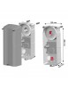 Kit Motorisation Portail Automatisme Ducati Home Automation HC819 Mono - Pour portillon 1 vantail battant maxi 2 m 150 kg