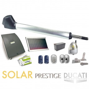 Kit Motorisation Portail Solaire Ducati Home Automation EVO 748 T SOLAR MONO