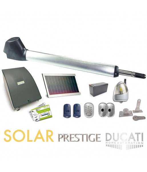 Kit Motorisation Portail Solaire Ducati Home Automation EVO 748 T SOLAR MONO Kit Motorisation Portail Solaire Ducati Home Automation EVO 748 T SOLAR MONO