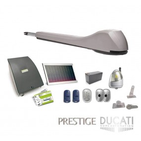 Kit Motorisation Portail Solaire Ducati Home Automation EVE 948T SOLAR MONO - pour portails à 1 vantail battant maxi 5m 500kg Kit Motorisation Portail Solaire Ducati Home Automation EVE 948T SOLAR MONO