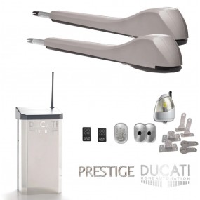 Kit Motorisation Portail Ducati Home Automation EVE 948T PRO - Pour portail battant 2 vantaux jusqu'à 5m max 500 kg par vantail Kit Motorisation Portail Ducati Home Automation EVE 948T PRO