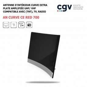 Présentation principale de l'Antenne d'intérieur AN-CURVE-CE-RED-700