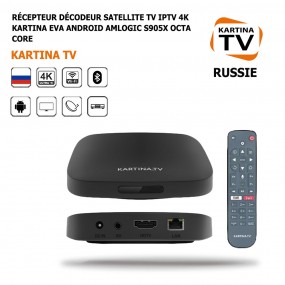 Décodeur Satellite Kartina-TV-Amlogic-S905X
