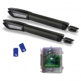 Kit Motorisation Portail Battant Automatisme EA BJ424 24 V - Maxi 300 kg 3m par battant, Course 400mm, 80 W, Ouverture maxi 120° Kit Motorisation Portail Battant Automatisme EA BJ424 24 V