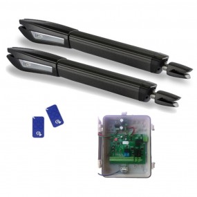 Kit Motorisation Portail Battant Automatisme EA BJ624 24 V - Maxi 300 kg 3m par battant, Course 600mm, 80 W, Ouverture maxi 120° Kit Motorisation Portail Battant Automatisme EA BJ624 24 V