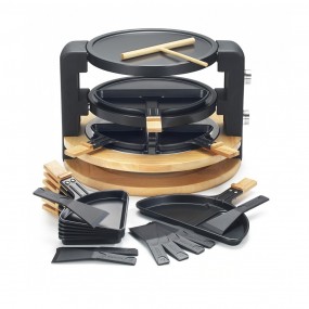 Machine à Raclette Rond 8 Personnes Rond KCWOOD8-super