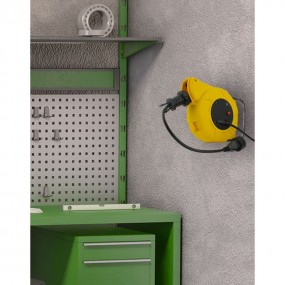 Enrouleur électrique Auto avec terre 16A 3 x 1,5 mm2 11 m SEDEA 047511