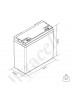 Batterie Rechargeable Plomb Ultracell EV26-12 - 12 V 26Ah