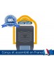 Arceau Réservation Parking Stationnement à Energie Solaire Barrière Autonome + Télécommande