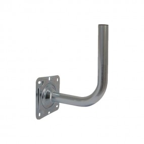 Fixation coudée Galvanisée Antenne 660960 Diamètre 50mm, Déport 300