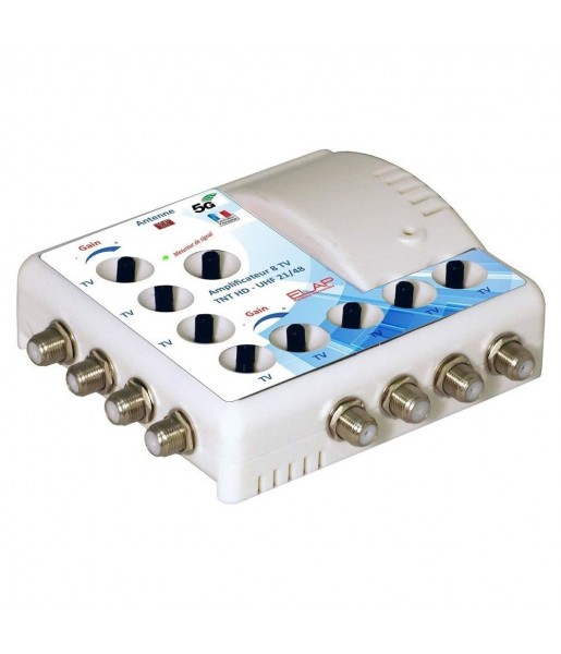 Amplificateur Distributeur d’Intérieur 8 sorties TV TNT HD UHF Elap 372018 Amplificateur Distributeur d’Intérieur 8 sorties TV TNT HD UHF Elap 372018