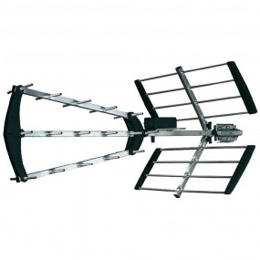 Antenne Passive Trinappe CLEVER TV TNT HD UHF - Filtre 5G LTE 700 MHz - Gain 20 dBi