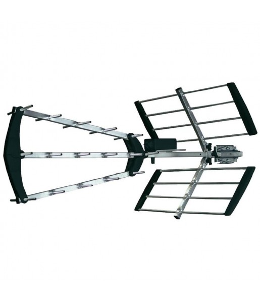 Antenne TV TNT HD UHF Trinappe Passive CLEVER - Filtre 4G LTE 800 MHz - Gain 20 dB Antenne TV TNT HD UHF Trinappe Passive CLEVER - Filtre 4G LTE 800 MHz - Gain 20 dB